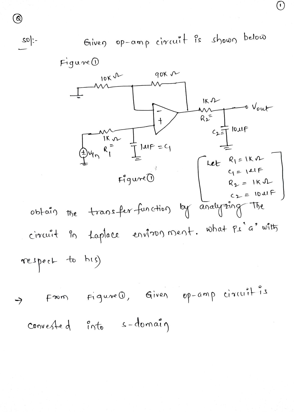 Electrical Engineering homework question answer, step 1, image 1